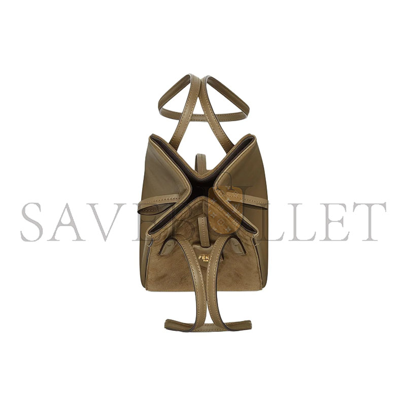 F**di origami mini leather green 8bs083as79f1ppt (19*15*15cm)